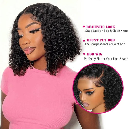 bob wig natural black