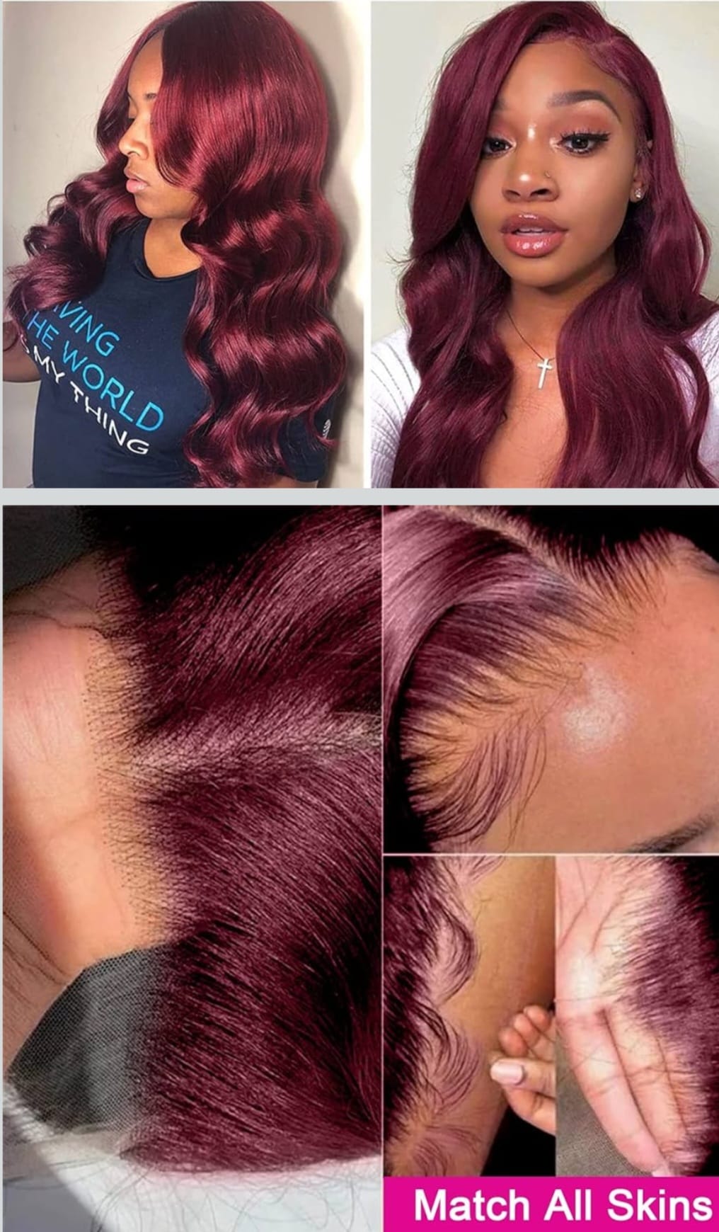 beautiful body wave lace front wig