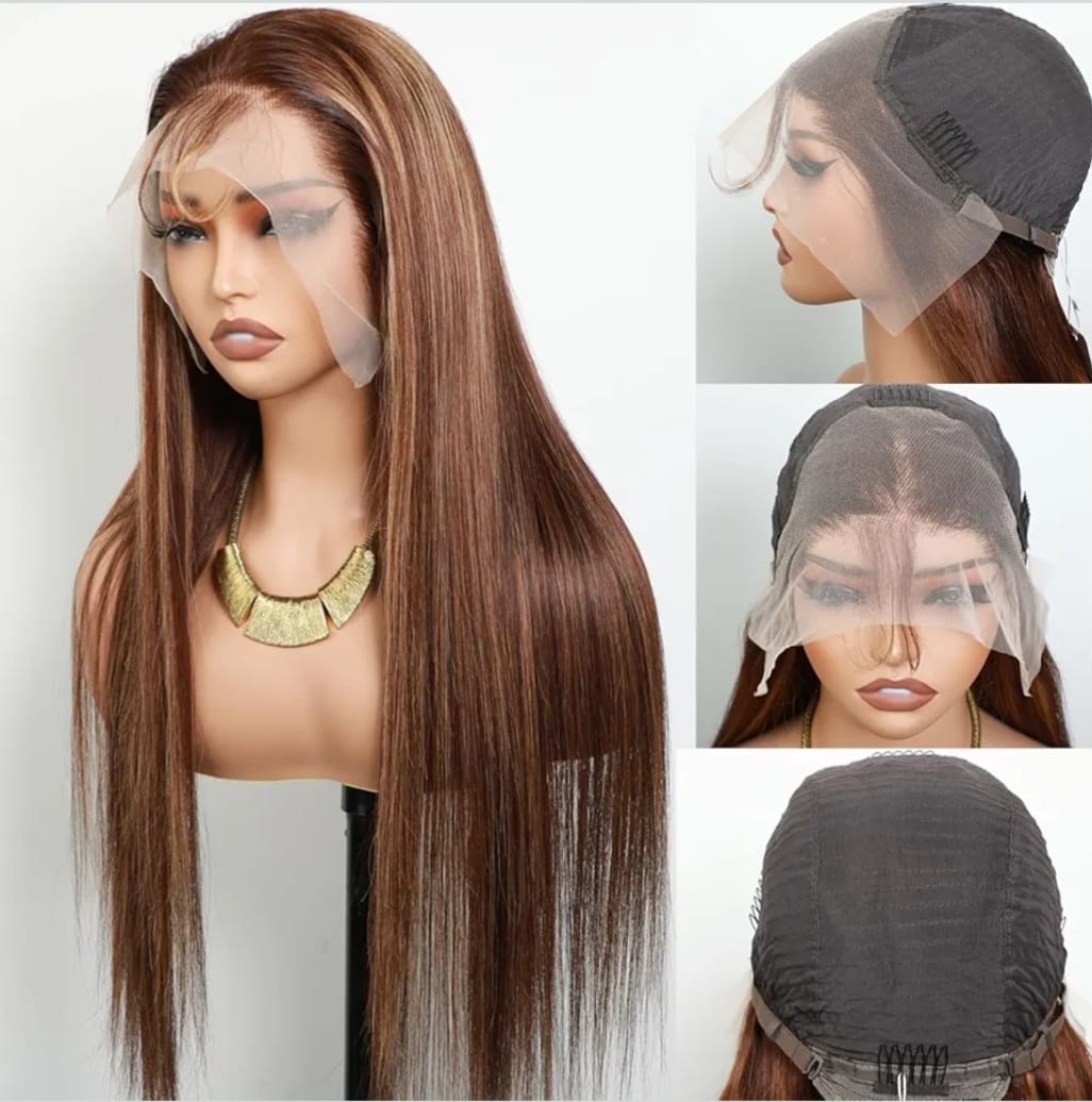 ombre deep human wig