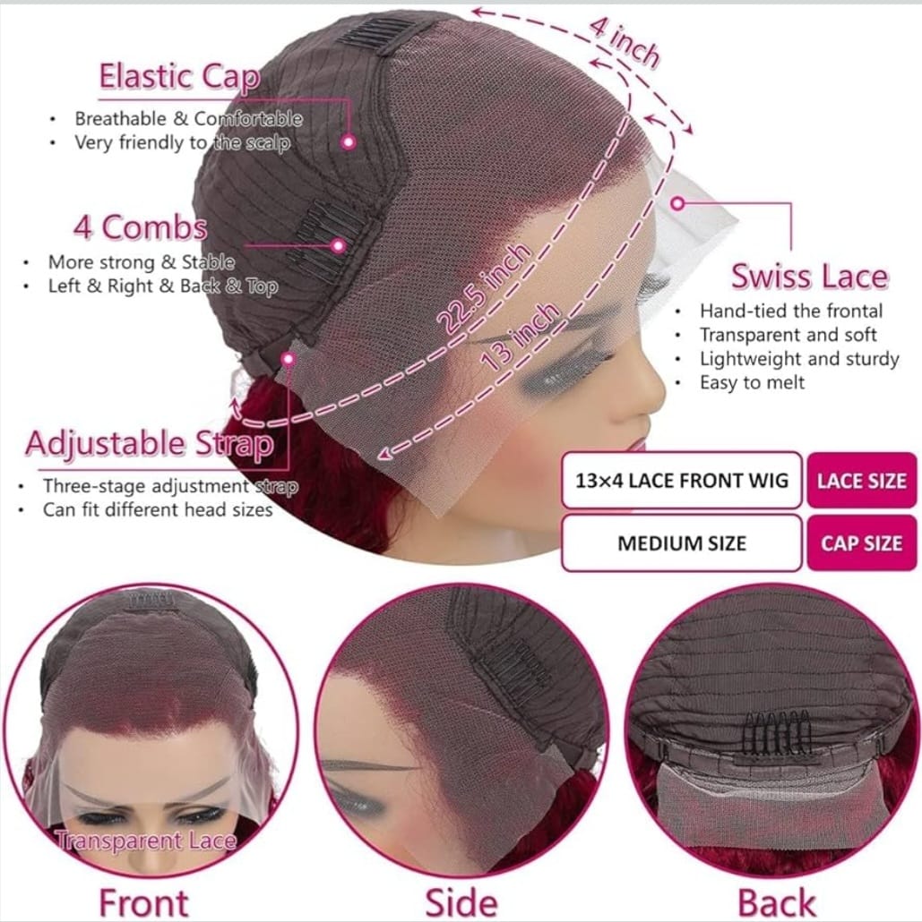 beautiful body wave lace front wig