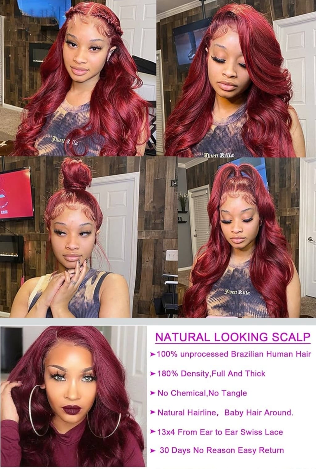 beautiful body wave lace front wig