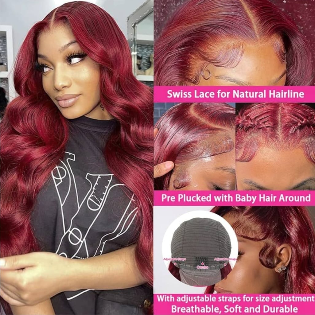 beautiful body wave lace front wig